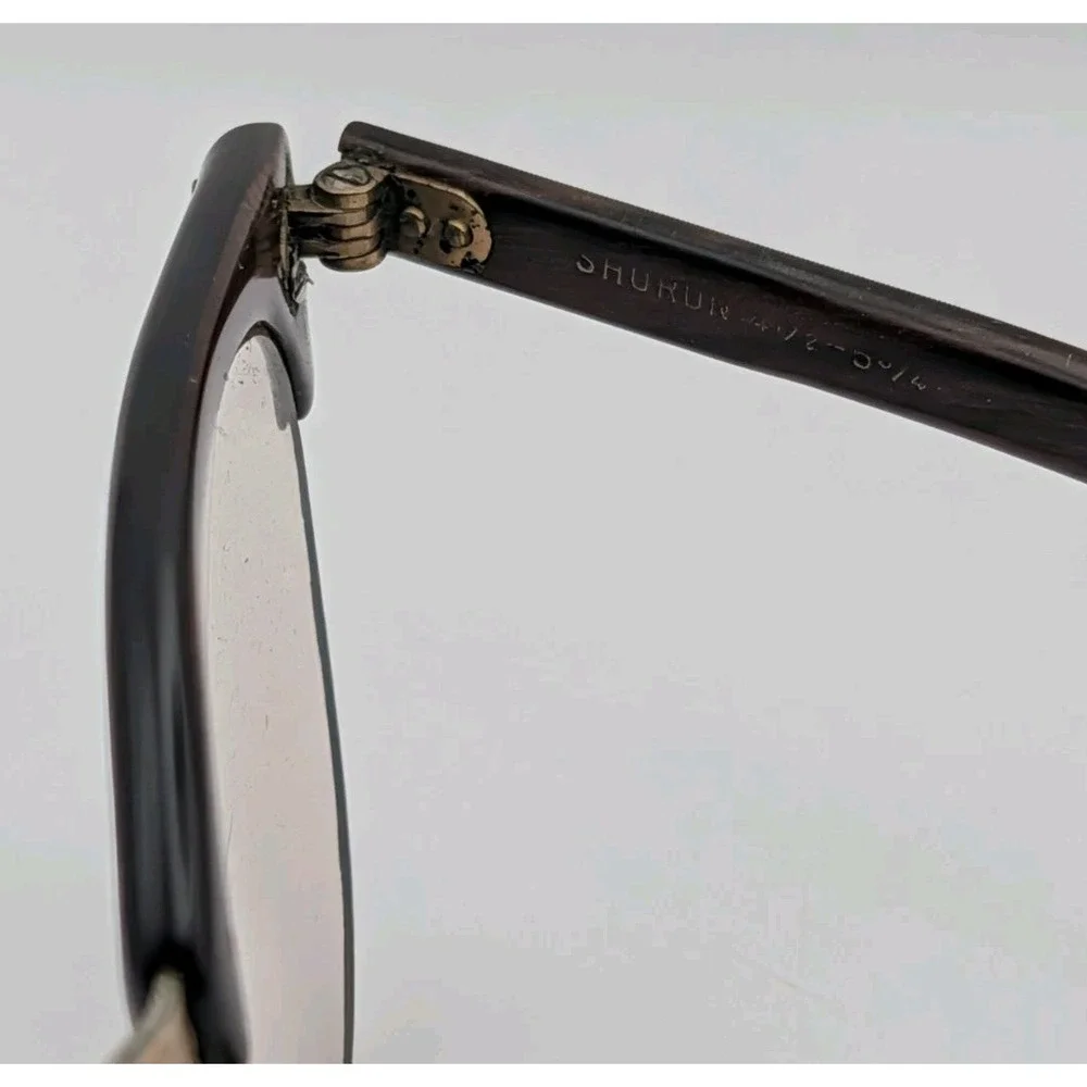 Vintage Shuron Ronsir Browline Eyeglasses 1/10 12K Gold Filled 4 1/2 - 5 3/4 22m